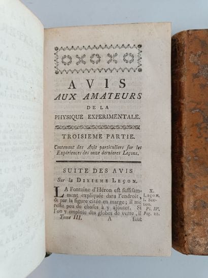 Abbé NOLLET - The Art of Experiments, or...