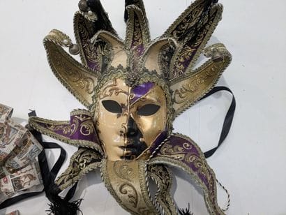 Set of three carnival masks 

Please request...