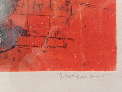 James COIGNARD (1925-2008)
Untitled.
Etching...