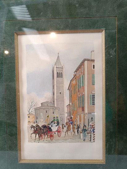 Set of 24 pieces, including illustrations,...