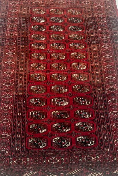 PAKISTAN - Set of two rugs
Circa 1980
77...