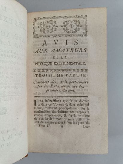 Abbé NOLLET - The Art of Experiments, or...