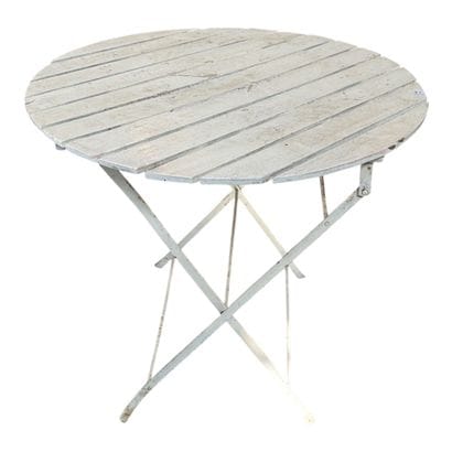 White wrought-iron furniture set, including:
2...