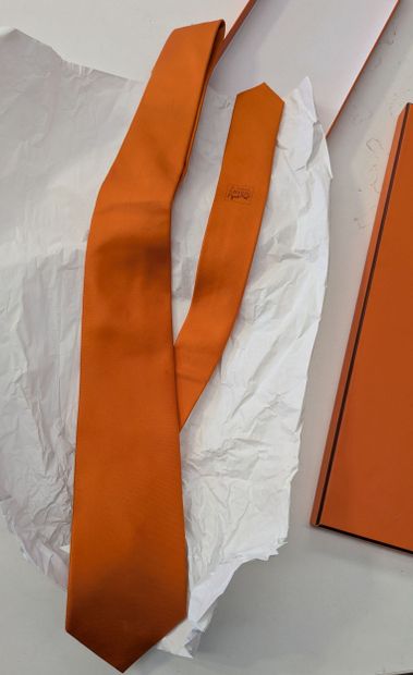 Hermès tie and various fashion items, including...