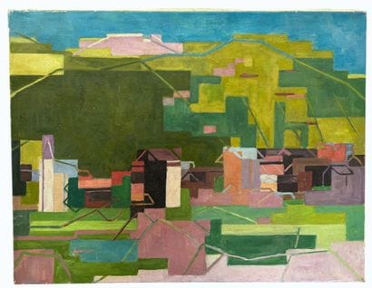 Edmond LEUBA (1908–1998)
Landscape
Oil on...