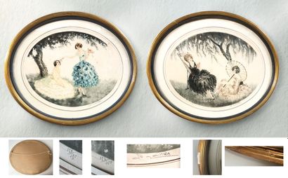 Charles NAILLOD (1876–1941)
Pair of oval-format...