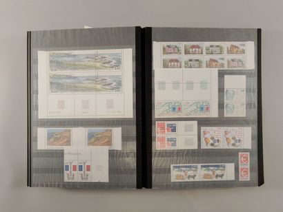 Suite of eight stamp albums, mainly Monaco...