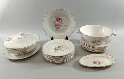 Lunéville - Meilland dinner service set,...