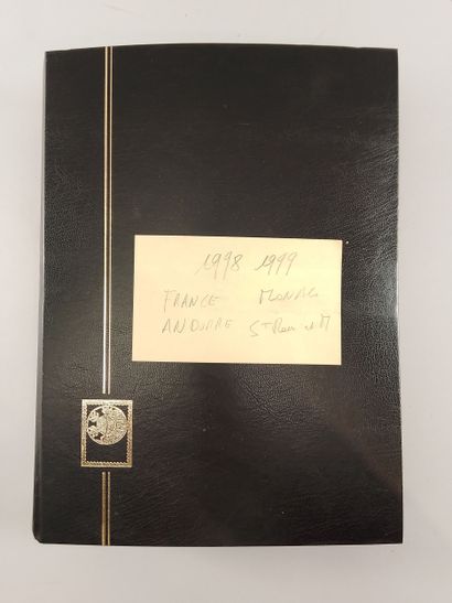 Suite of eight stamp albums, mainly Monaco...