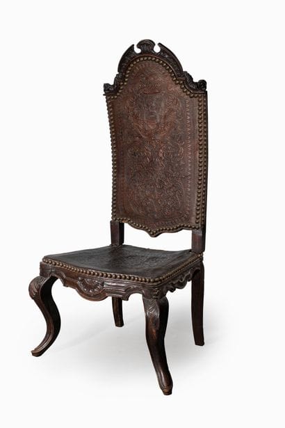 PORTUGAL - 18th century
Pair of carved wood...
