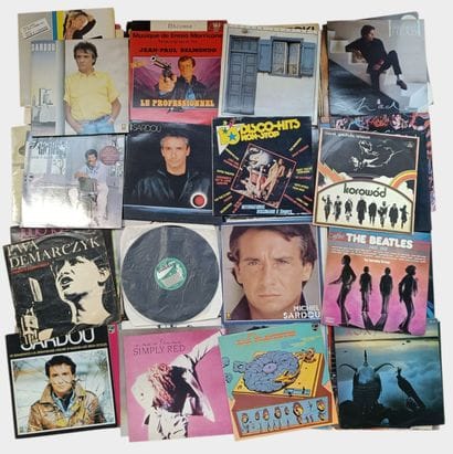 Set of 33 rpm vinyl records, 
including The...
