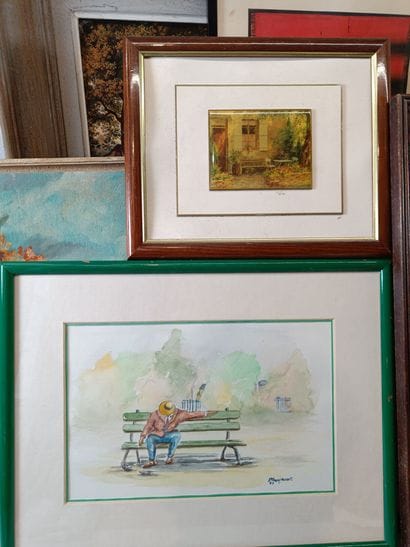 Set of 24 pieces, including illustrations,...