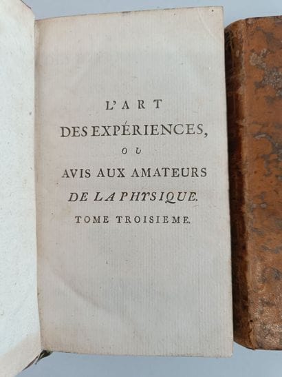 Abbé NOLLET - The Art of Experiments, or...