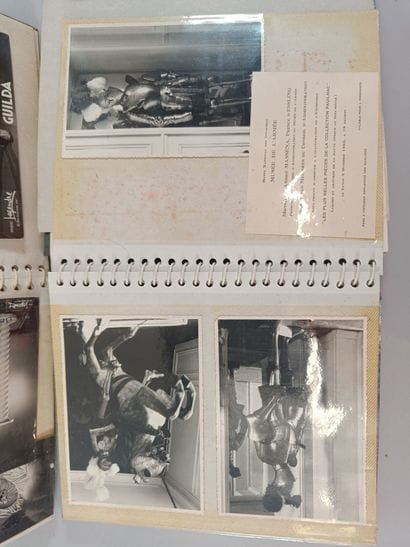 A collection of three photo albums from the...