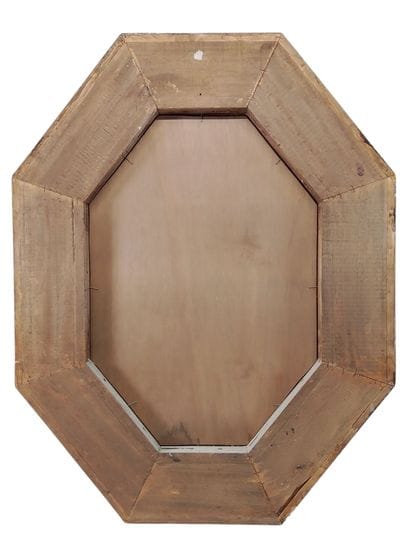 Two decorative gilded wood mirrors 
H: 89.5...