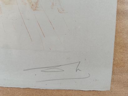 Salvador DALI 
Print on paper, likely from...