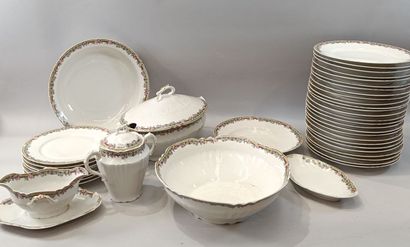 LIMOGES, FRANCE - Dinner service consisting...