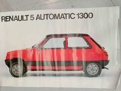 Small collection of posters featuring cars...