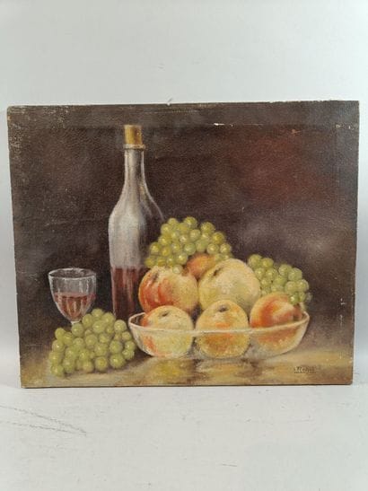 Set of six signed still lifes, including:
H....