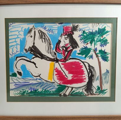 Pablo Picasso (1881–1973), after: 
“Cavalière”
Set...