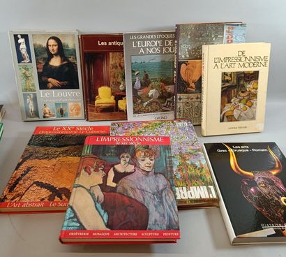 A collection of about thirty art books, including:...