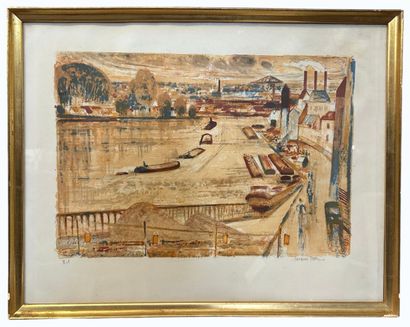 Jacques PETIT (1925–2019)
River Landscape,...