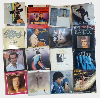 Set of 33 rpm vinyl records, 
including The...