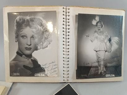 A collection of three photo albums from the...