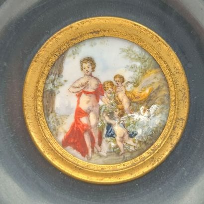 18th-Century French School 
A charming miniature...