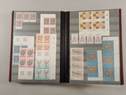 Suite of eight stamp albums, mainly Monaco...