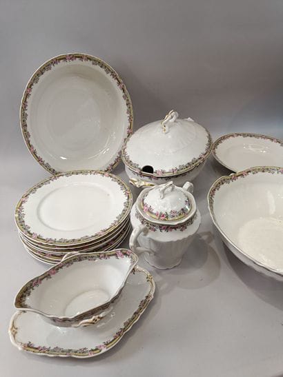 LIMOGES, FRANCE - Dinner service consisting...