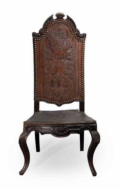 PORTUGAL - 18th century
Pair of carved wood...