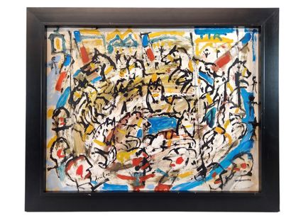 Set of paintings, frames, and posters: 

20th-century...