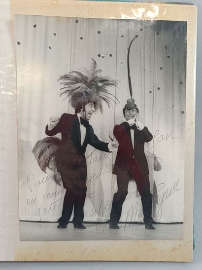 A collection of three photo albums from the...