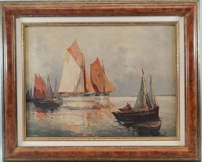 Henri-Alexis SCHAEFFER (1900–1975)
Seascape...