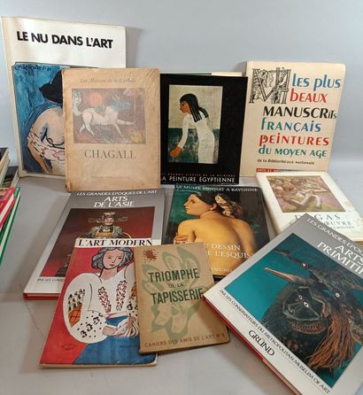 A collection of about thirty art books, including:...