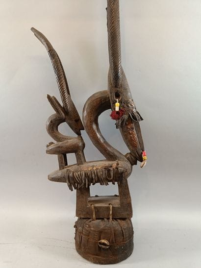 MALI - Chi Wara Headpiece 
Antelope made...