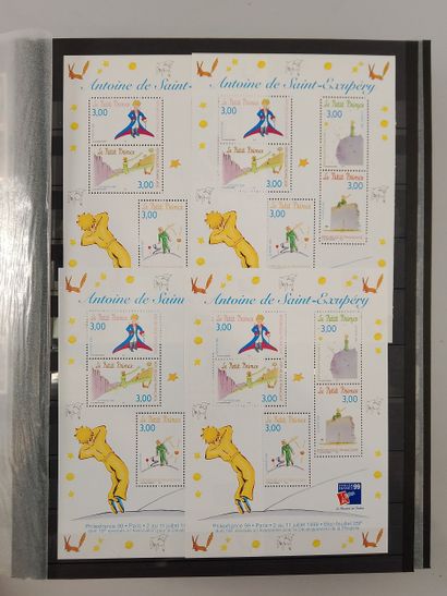 Suite of eight stamp albums, mainly Monaco...