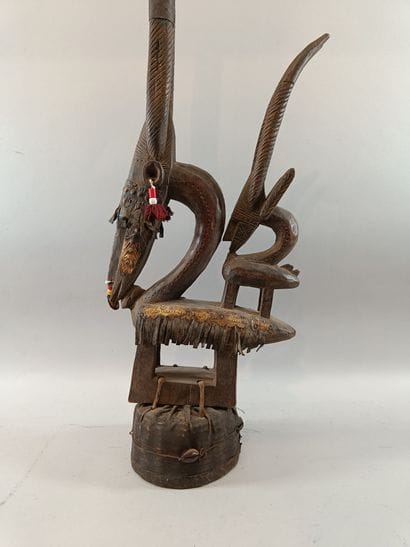 MALI - Chi Wara Headpiece 
Antelope made...