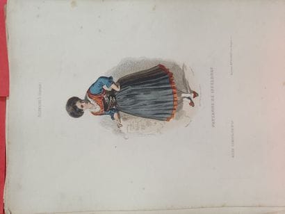Lot consisting of a copper set, *Le Grand...