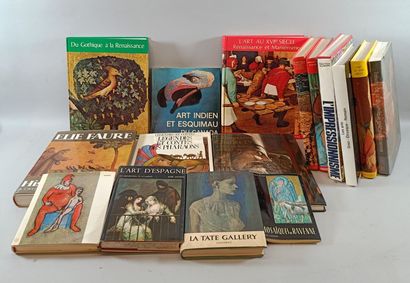 A collection of about thirty art books, including:...