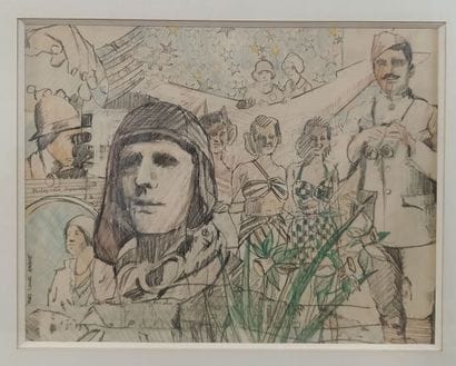 20th-century French School. 
Boats at the...