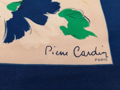 Set of nine scarves in silk, cotton, and...
