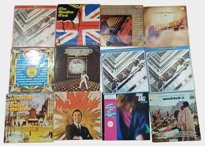 Set of 33 rpm vinyl records, 
including The...