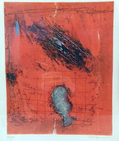James COIGNARD (1925-2008)
Untitled.
Etching...