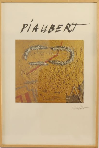 PIAUBERT Jean (1900–2002) 
Poster, signed...