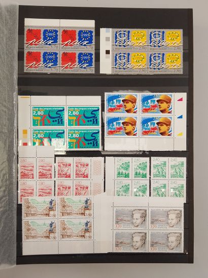 Suite of eight stamp albums, mainly Monaco:...