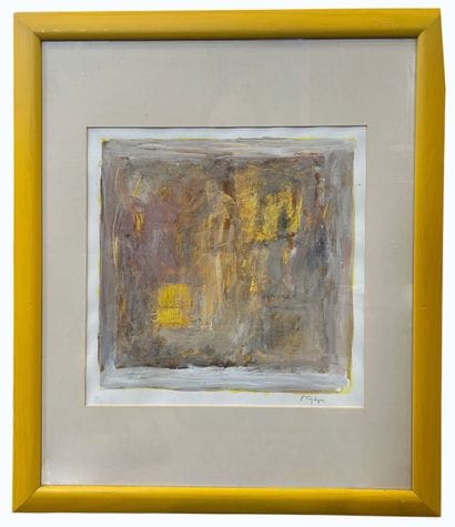 P. Tysyre? 
Abstract composition (date?)
Gouache...