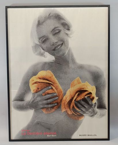 Set of two framed Marilyn Monroe posters,...