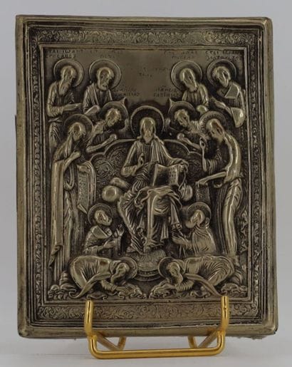 Travel Icon, Russia 19th-20th century 
Embossed...